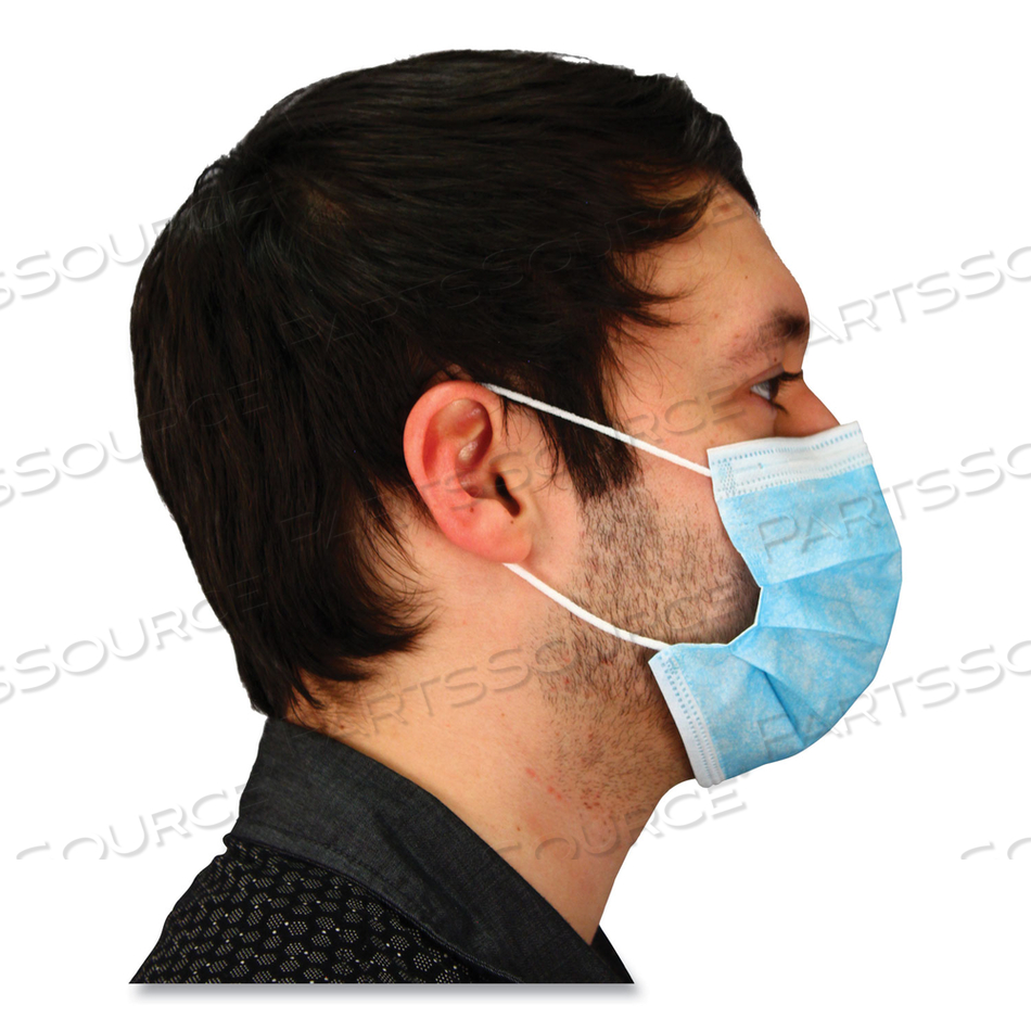 MALT BY IMPACT THREE-PLY FACE MASK WITH EAR LOOPS, 50 BOX by Impact Products