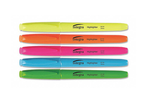 INTEGRA PEN-STYLE HIGHLIGHTER PK5 by Integra