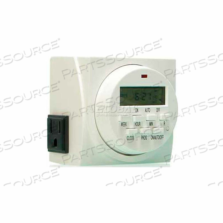 7 DAY DUAL OUTLET DIGITAL TIMER 