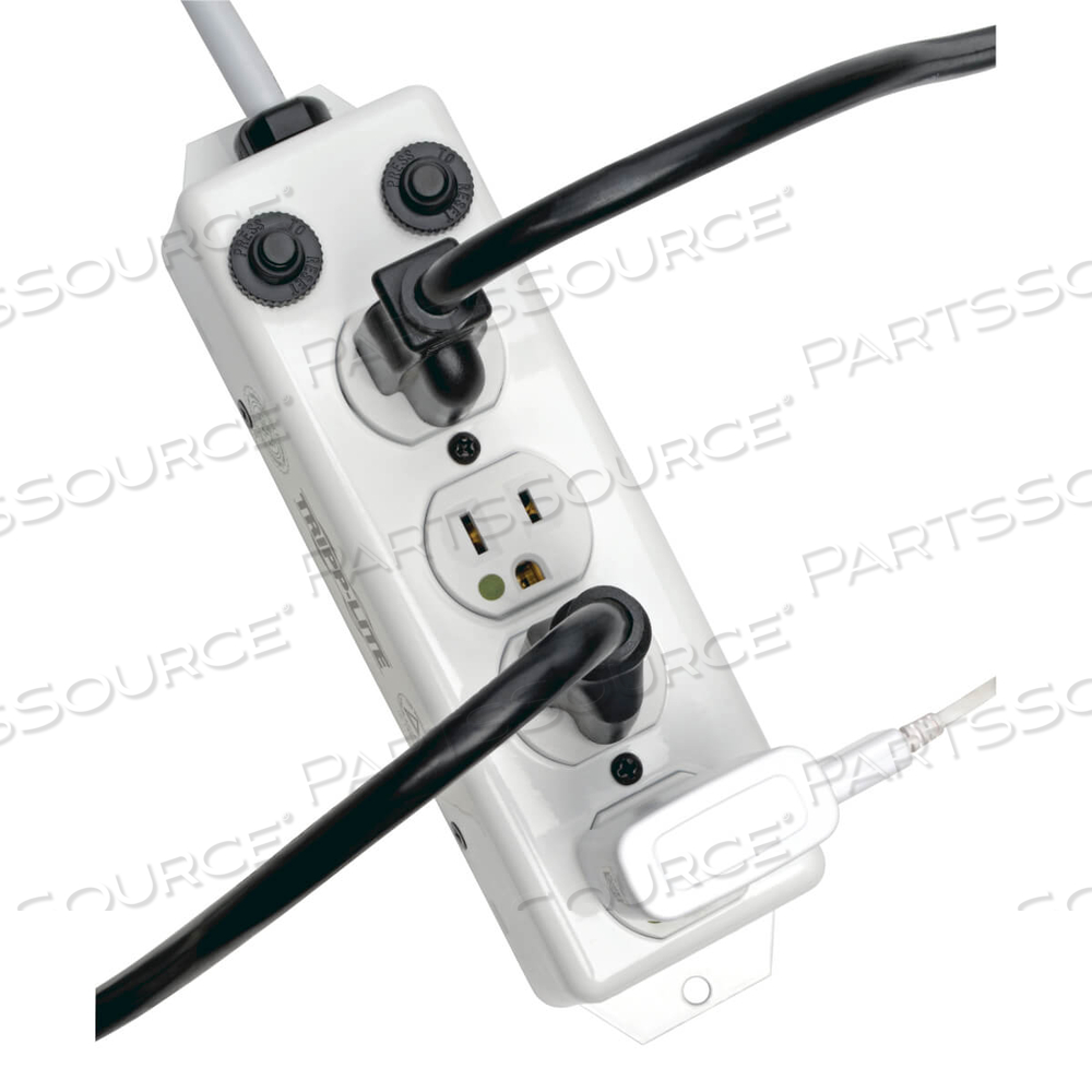 POWER STRIP MEDICAL HOSPITAL GRADE UL1363A 4 OUTLET 15A 7FT CORD by Tripp Lite