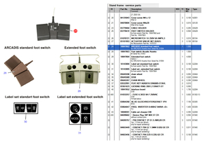 ARCADIS STANDARD FOOTSWITCH by Siemens Medical Solutions