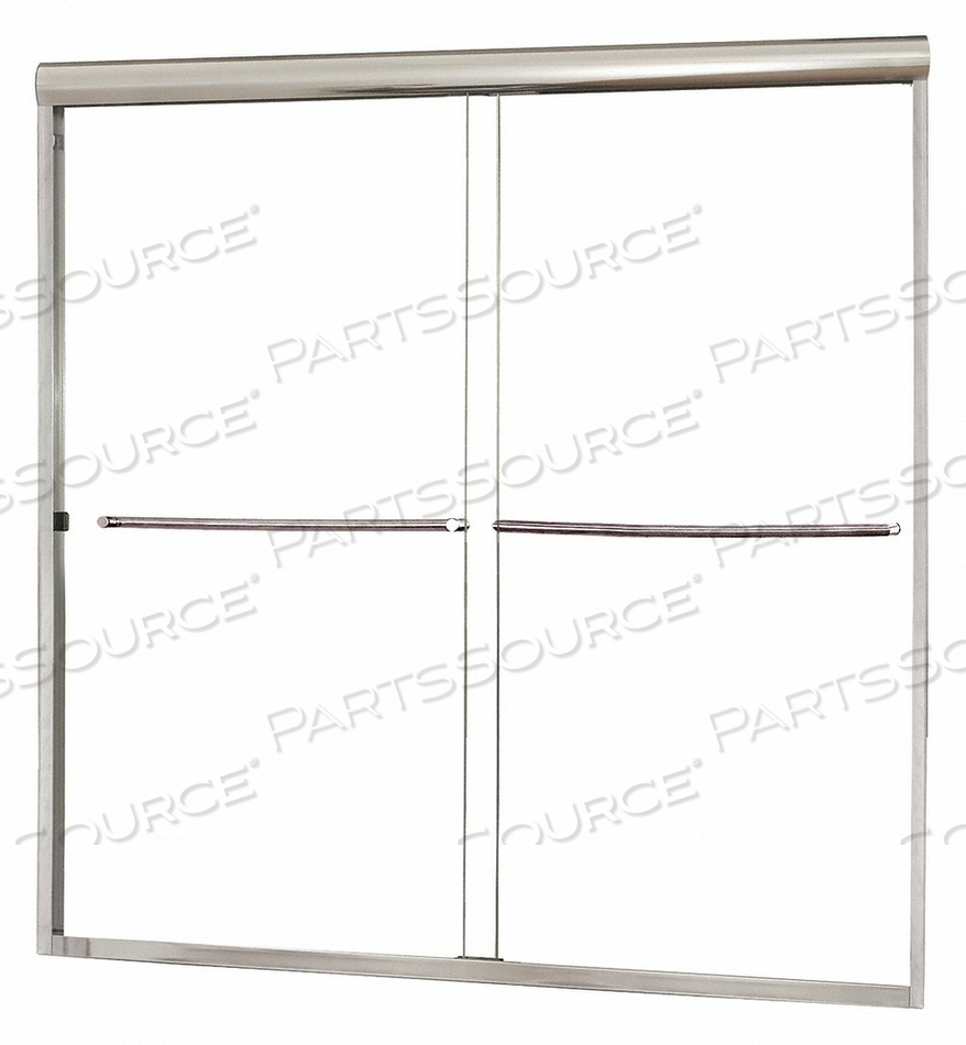 TUB DOOR ALUMINUM SILVER 60 X 60 SZ by Foremost