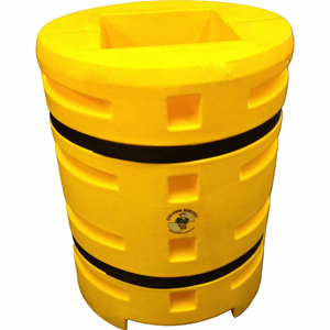 COLUMN COLUMN PROTECTOR, 14"X 14" SQUARE OPENING, 33" O.D. X 42"H, YELLOW by Sentry Protection System COLUMN COLUMN PROTECTOR, 14"X 14" SQUARE OPENING, 33" O.D. X 42"H, YELLOW by Sentry Protection System