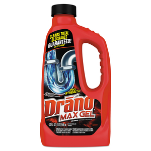 MAX GEL CLOG REMOVER, 32 OZ BOTTLE, 12/CARTON by Drano