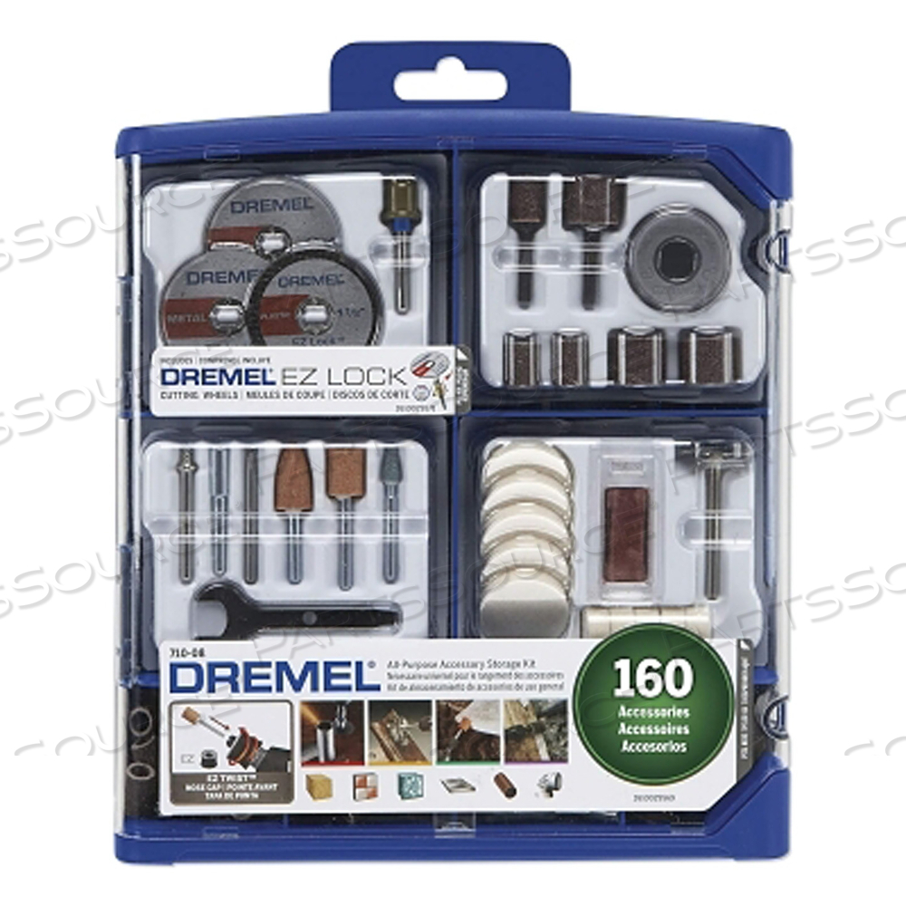 160 PC ALL-PURPOSE ACCESSORY KIT, by Dremel