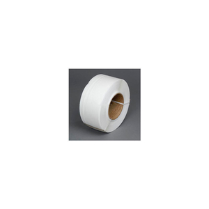 POLYPROPYLENE STRAPPING 3/8" X .021" X 12,900' WHITE 9" X 8" CORE by PAC Strapping Products Inc.