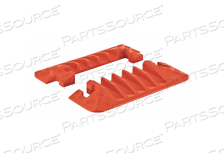 HINGED CBL PROTECTR END CAP 5 CHANNLS PR by Checkers