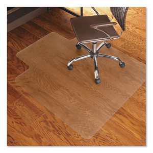 EVERLIFE CHAIR MAT FOR HARD FLOORS, LIGHT USE, RECTANGULAR WITH LIP, 45 X 53, CLEAR by ES Robbins