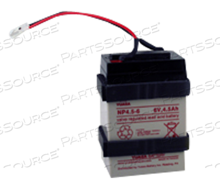 BATTERY, 4.5 AH, SEALED LEAD ACID, 6 V by R&D Batteries, Inc.