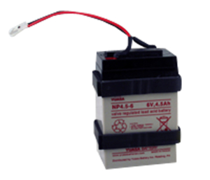 BATTERY, SEALED LEAD ACID, 6V, 4.5 AH by R&D Batteries, Inc.