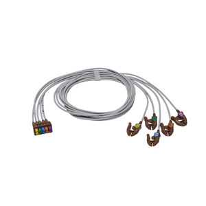 ECG LEADWIRE SET - 5 LEAD V2-6 GRABBER - 51 IN by GE Healthcare