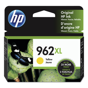 HP 962XL, (3JA02AN) HIGH-YIELD YELLOW ORIGINAL INK CARTRIDGE by HP (Hewlett-Packard)