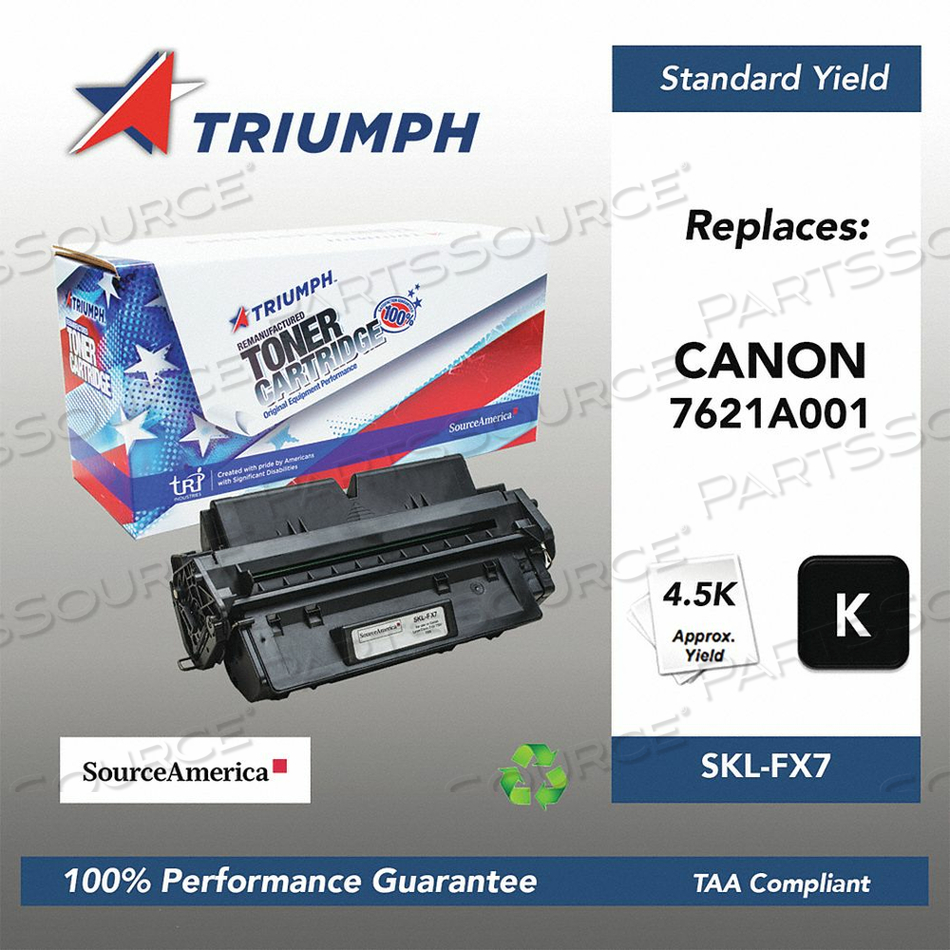 TONER CARTRIDGE BLACK 4500 PAGES by Source America TONER CARTRIDGE BLACK 4500 PAGES by Source America