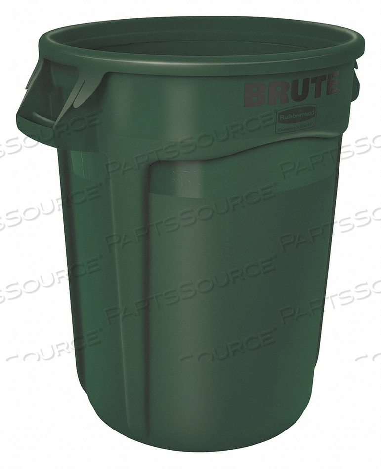 J2222 UTILITY CONTAINER 20 GAL. GREEN by Rubbermaid Medical Division
