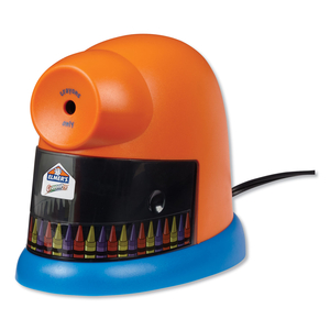 CRAYONPRO ELECTRIC SHARPENER, SCHOOL VERSION, AC-POWERED, 5.63 X 8.75 X 7.13, ORANGE/BLUE by Elmers