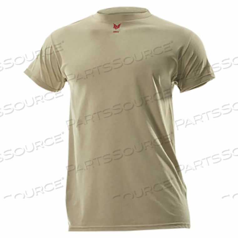 DRIFIRE LIGHTWEIGHT FLAME RESISTANT T-SHIRT, M, DESERT SAND by National Safety Apparel DRIFIRE LIGHTWEIGHT FLAME RESISTANT T-SHIRT, M, DESERT SAND by National Safety Apparel