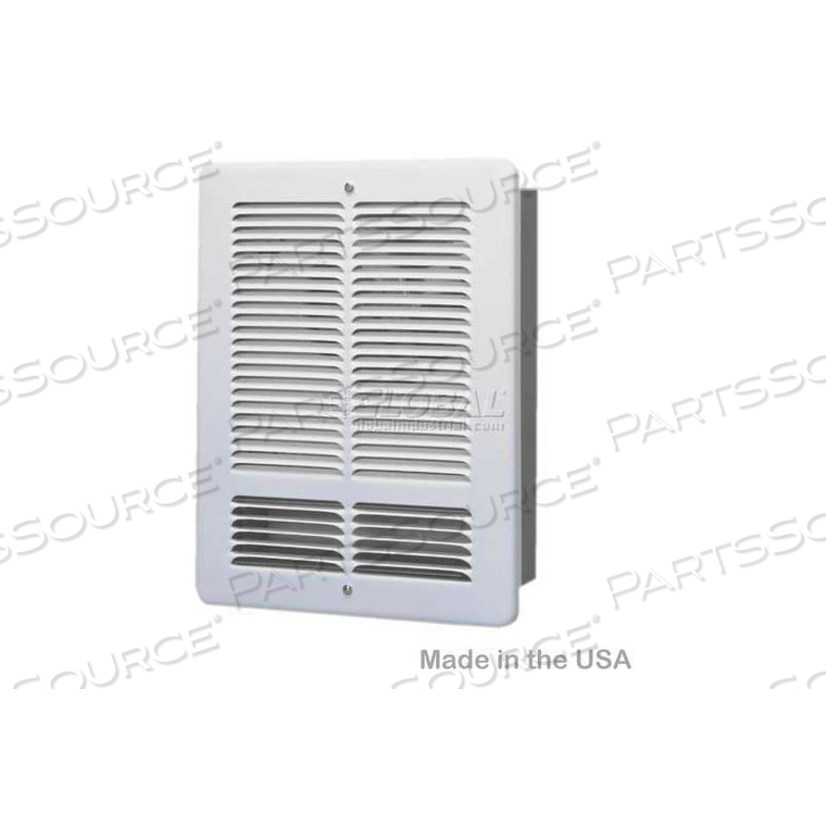 FORCED AIR WALL HEATER, 2000W, 240V, WHITE by King Electric Mfg FORCED AIR WALL HEATER, 2000W, 240V, WHITE by King Electric Mfg