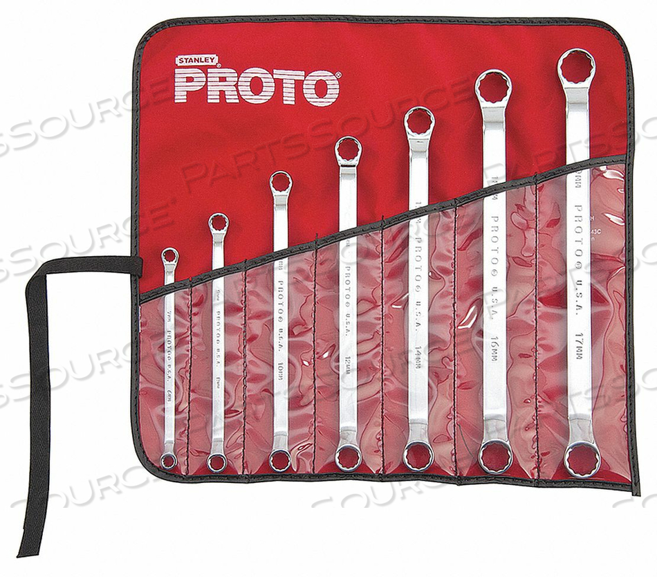 BOX END WRENCH SET 7 PIECES 12 PTS 