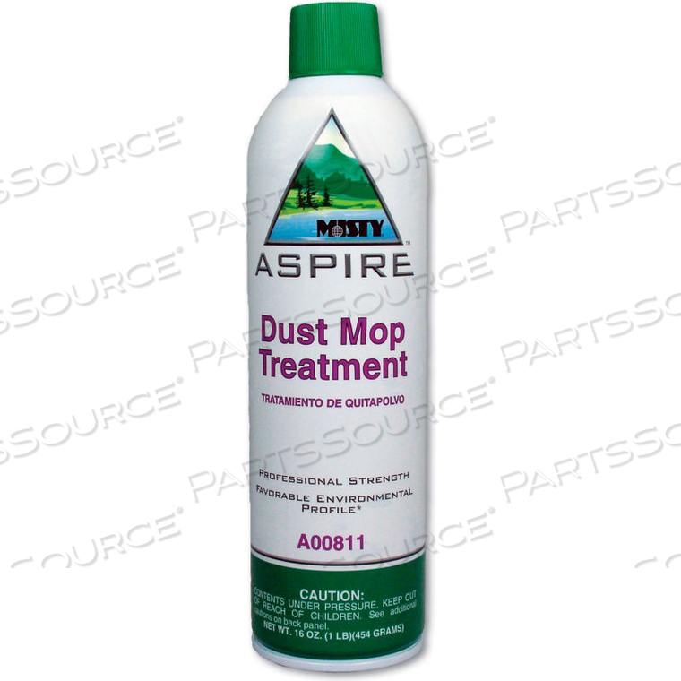 MISTY ASPIRE DUST MOP TREATMENT, 16 OZ. AEROSOL CAN, 12 CANS - 1038049 