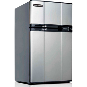 REFRIGERATOR/FREEZER, 3.1 CF, MANUAL DEFROST, ESR, STAINLESS STEEL by MicroFridge