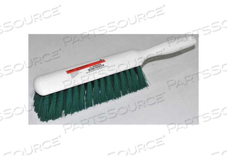 SHORT HANDLE, BRISTLE COLOR GREEN, BENCH BRUSH, OVERALL LENGTH 13 IN, BRISTLE MATERIAL POLYESTER, TRIM LENGTH 2 1/2 IN, HANDLE MATERIAL PLAS by Tough Guy SHORT HANDLE, BRISTLE COLOR GREEN, BENCH BRUSH, OVERALL LENGTH 13 IN, BRISTLE MATERIAL POLYESTER, TRIM LENGTH 2 1/2 IN, HANDLE MATERIAL PLAS by Tough Guy