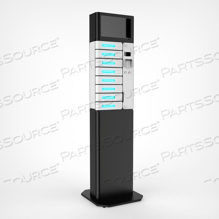 LUXUVC 8 CHAMBER UV-C CHARGING LOCKER by Charge Method Technology Inc LUXUVC 8 CHAMBER UV-C CHARGING LOCKER by Charge Method Technology Inc