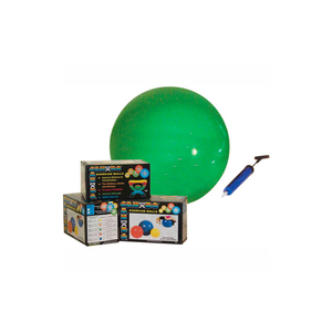 CANDO INFLATABLE EXERCISE BALL SET, ORANGE, 55 CM (22") BALL AND PUMP IN RETAIL BOX by Fabrication Enterprises