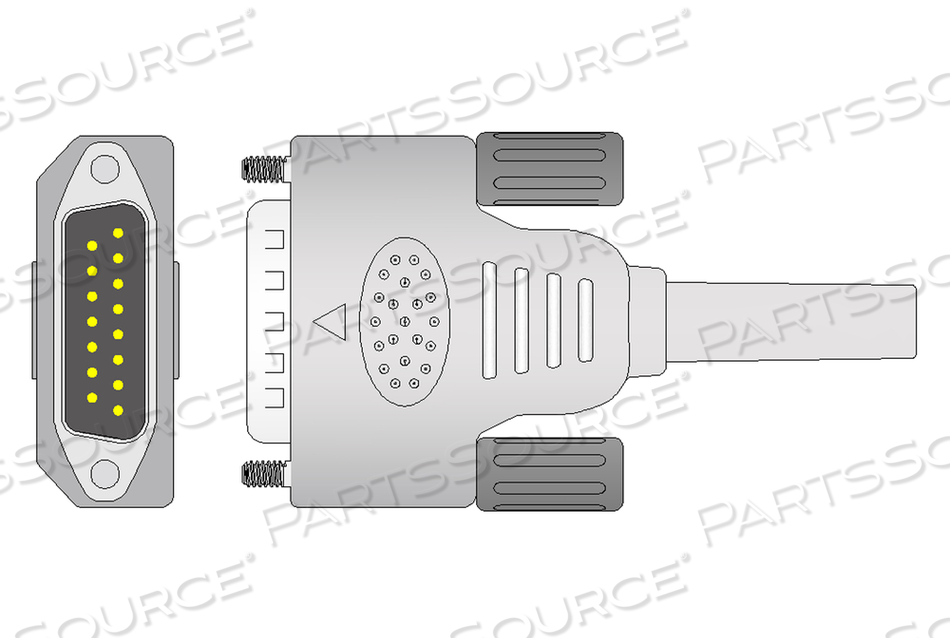 12 LEAD ECG PATIENT CABLE 