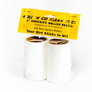 ROLL 'N GO CLEANING TOOL KLEAN STICK MINI 4" REFILLS, 12 ROLLS by Crown Products ROLL 'N GO CLEANING TOOL KLEAN STICK MINI 4" REFILLS, 12 ROLLS by Crown Products