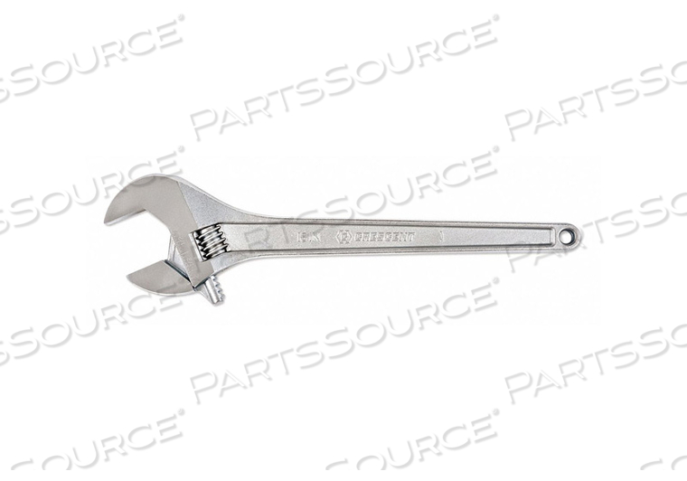 ADJUSTABLE WRENCH 18IN CHROME CARDED by Crescent