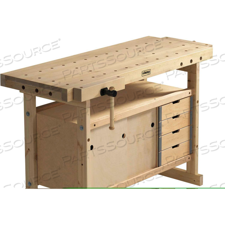 61"W X 22"D WORKBENCH CABINET by Sjobergs 61"W X 22"D WORKBENCH CABINET by Sjobergs