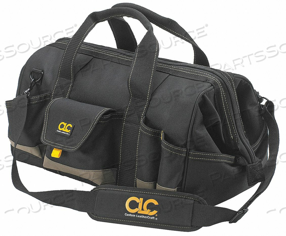 WIDE-MOUTH TOOL BAG 31 POCKETS 18 W by CLC (Custom Leathercraft) WIDE-MOUTH TOOL BAG 31 POCKETS 18 W by CLC (Custom Leathercraft)