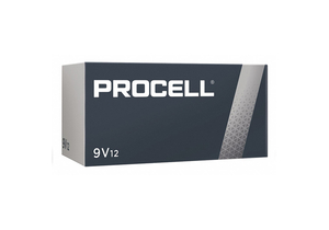 BATTERY, PROCELL, ALKALINE, 9V, 565 MAH by Duracell