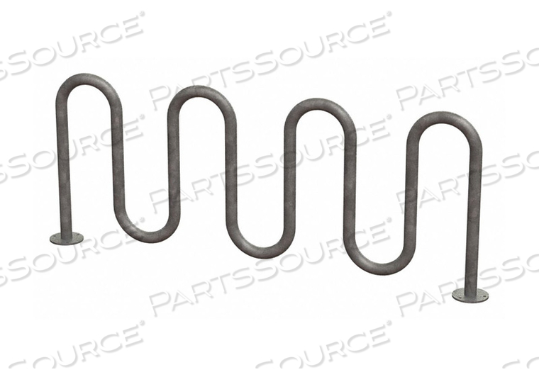 BIKE RACK GALV (9)BIKES 36 IN H 3 IN W by Graber Manufacturing