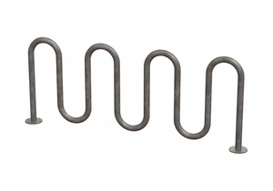 BIKE RACK GALV (9)BIKES 36 IN H 3 IN W by Graber Manufacturing