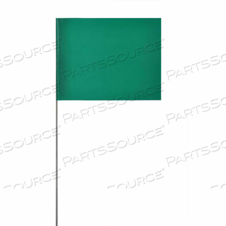 MARKING FLAGS - GREEN by National Marker Company