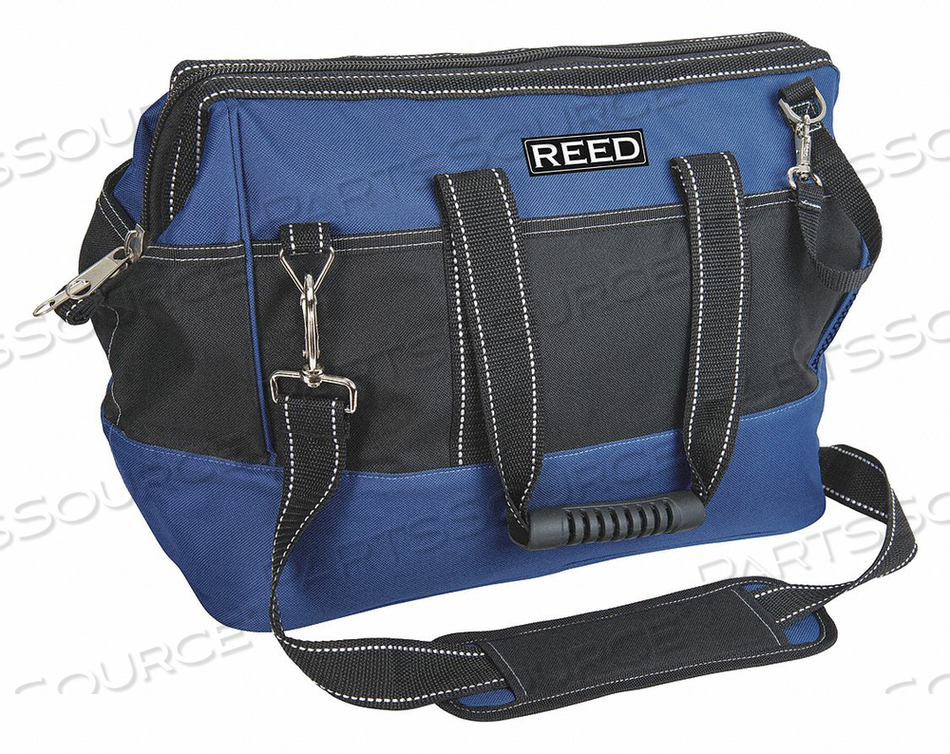 SOFT TOOL BAG BLACK/BLUE PLASTIC 9-1/2 H by Reed Instruments SOFT TOOL BAG BLACK/BLUE PLASTIC 9-1/2 H by Reed Instruments