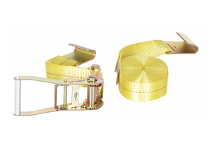 RATCHETING CARGO STRAP WITH FLAT HOOK by Vestil Manufacturing Corp.