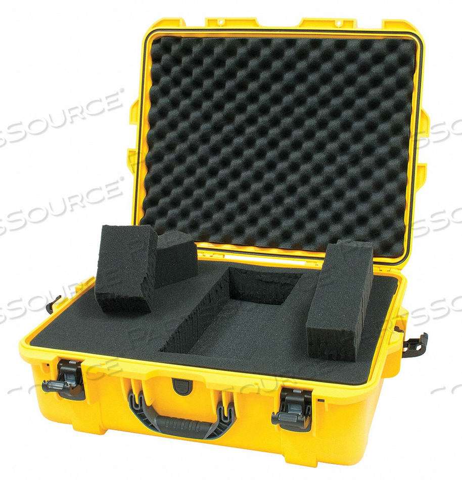 NANUK 945 CASE W/FOAM, 25-1/8"L X 19-7/8"W X 8-13/16"H, YELLOW by Plasticase Inc. NANUK 945 CASE W/FOAM, 25-1/8"L X 19-7/8"W X 8-13/16"H, YELLOW by Plasticase Inc.