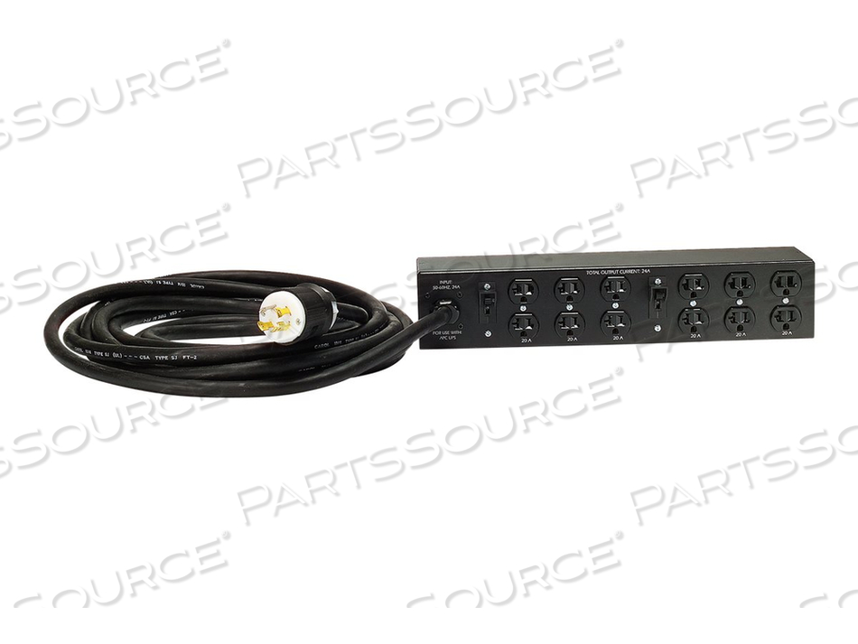 BASIC RACK 2U - POWER DISTRIBUTION STRIP - RACK-MOUNTABLE - AC 208 V - 12 X POWE by APC / American Power Conversion