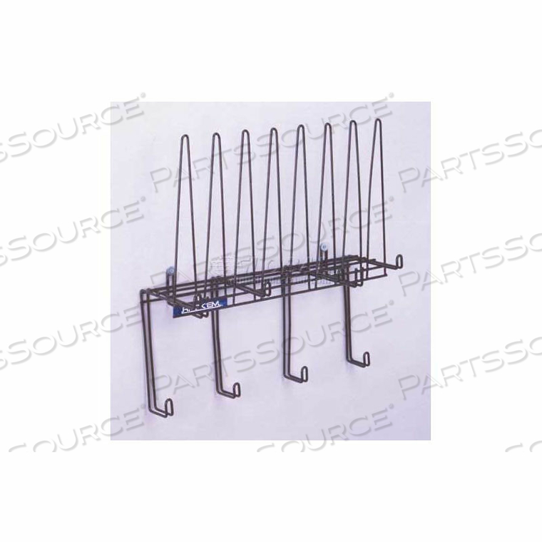 4 PAIR GLOVE AND HAT RACK, 2-1/2"L by Horizon Mfg Enterprises, Inc 4 PAIR GLOVE AND HAT RACK, 2-1/2"L by Horizon Mfg Enterprises, Inc