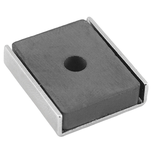 ENCASED CHANNEL MAGNET, CERAMIC, 7 LB MAX. PULL, 0.25 IN THICK by Approved Vendor