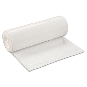 LOW-DENSITY COMMERCIAL CAN LINERS, 60 GAL, 0.7 MIL, 38" X 58", WHITE, 25 BAGS/ROLL, 4 ROLLS/CARTON by Inteplast Group