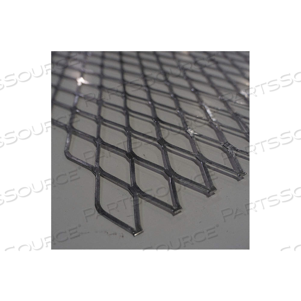 EXPANDED SHEET, ALUMINUM, 3003, 8 FT OVERALL LG, 4 FT OVERALL WD, 0.07 IN OVERALL THICK, FLATTENED by Approved Vendor