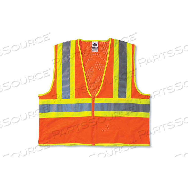 8229Z CLASS 2 ECONOMY TWO-TONE VEST, ORANGE, 4XL/5XL by Ergodyne 8229Z CLASS 2 ECONOMY TWO-TONE VEST, ORANGE, 4XL/5XL by Ergodyne