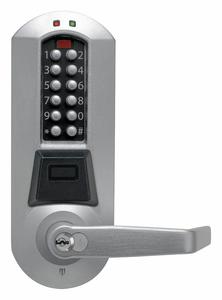 ELECTRONIC LOCK SATIN CHROME 20 BUTTON by E-Plex
