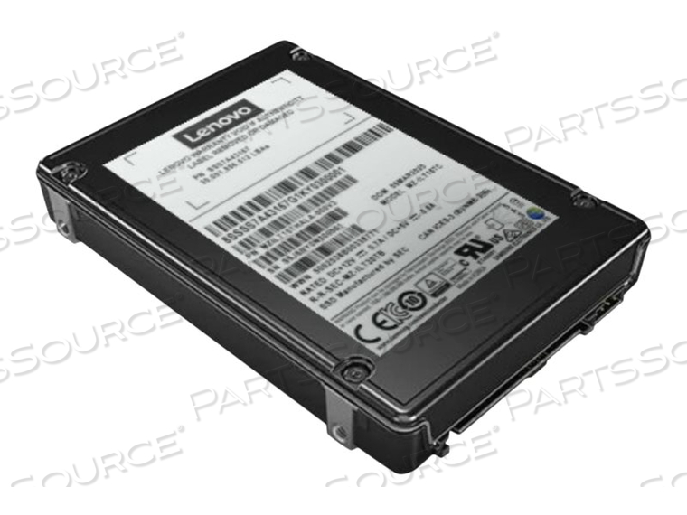 THINKSYSTEM PM1653, SSD, READ INTENSIVE, ENCRYPTED, 960 GB, HOT-SWAP, 2.5", SELF-ENCRYPTING DRIVE (SED), TCG OPAL ENCRYPTION, CRU, FOR THINK by Lenovo