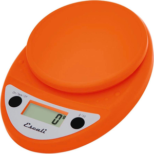 PRIMO COMPACT DIGITAL SCALE, 5000 G X 1 G, ORANGE by Escali