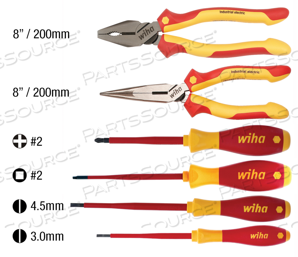 INSULATED TOOL SET 6 PC. by Wiha Tools