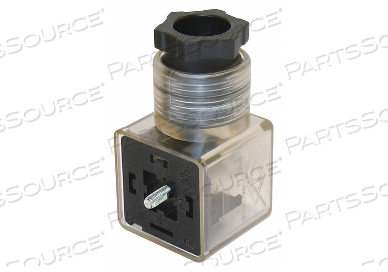 SOLENOID VALVE CONNECTOR FORM A ISO DIN by Canfield Ind.